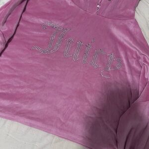 Juicy Couture Pink Rhinestone Lounge Set